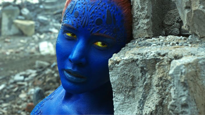 Jennifer Lawrence as Mystique in 'X-Men Apocalypse.&#039				20th Century Fox Film  Everett