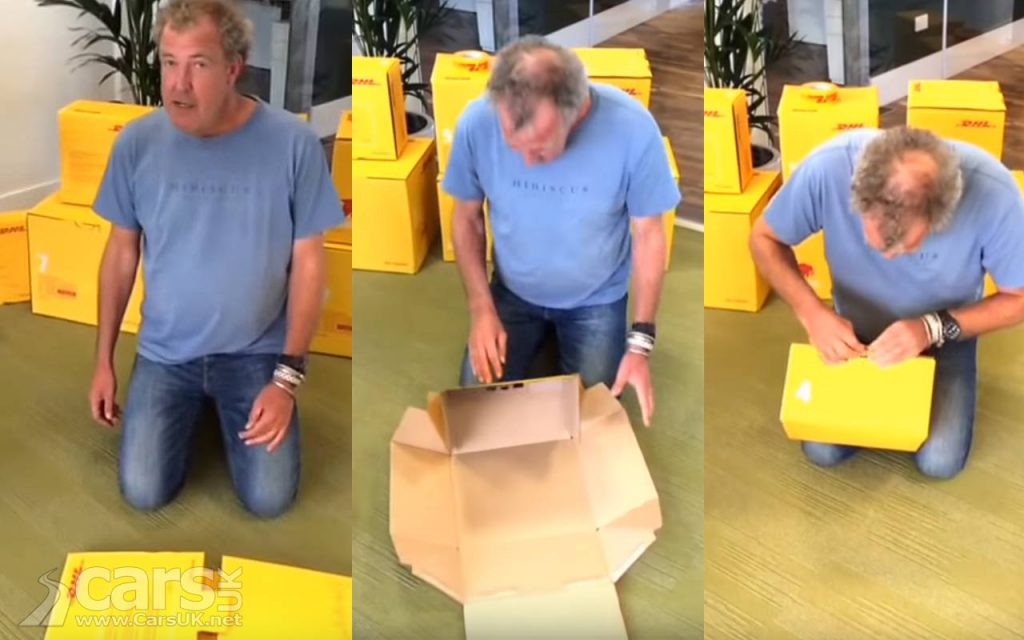 DHL cardboard box