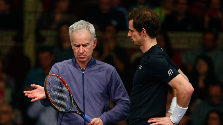 John Mc Enroe says he couldn't handle working with Andy Murray