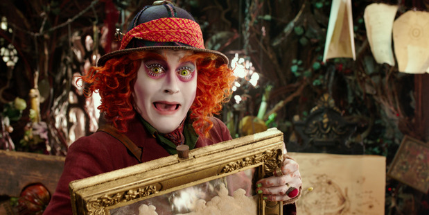 Johnny Depp stars as the Mad Hatter in Alice Through the Looking Glass