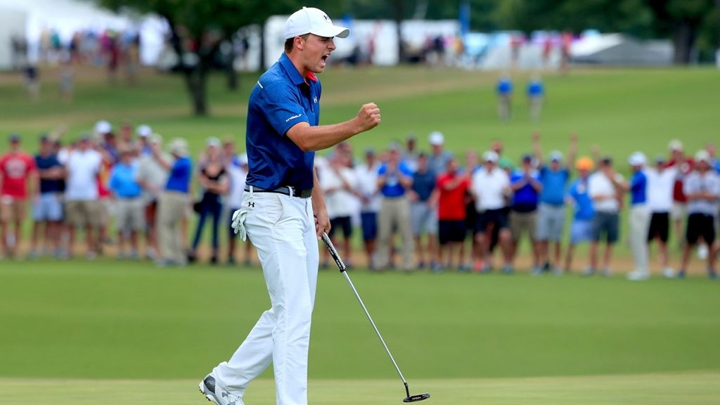 Spieth grabs lead at Colonial