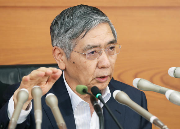 5:00 am JST							Negative rates slowly lifting Japan's economy Kuroda