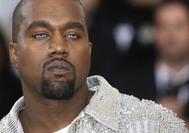 Musician Kanye West arrives at the Metropolitan Museum of Art Costume Institute Gala to celebrate the opening of'Manus x Machina Fashion in an Age of Technology in the Manhattan borough of New York