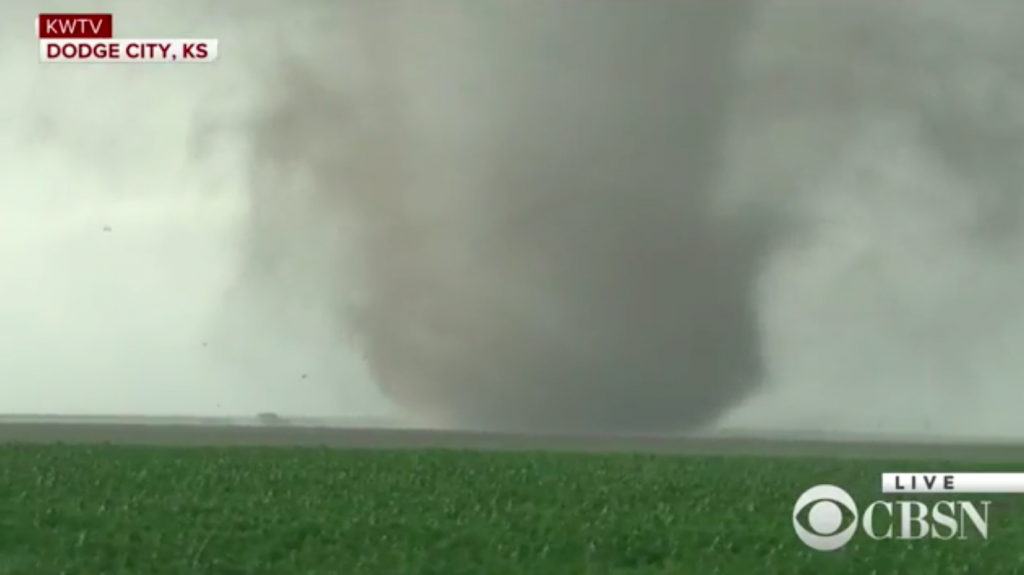 Karen Fratti10 min ago Videos Of Dodge City Tornado Will Give You Nightmares For Weeks     CBSN