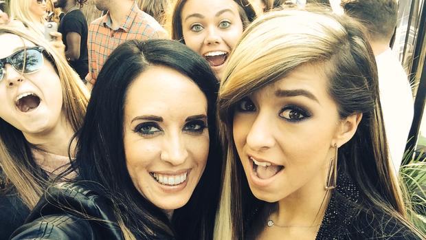 Kat Perkins takes a selfie with her close freind Christina Grimmie. Submitted