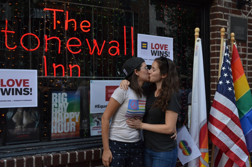 Last June Stonewall was the site of a celebration for the Supreme Court’s ruling in favor of nationwide gay marriage