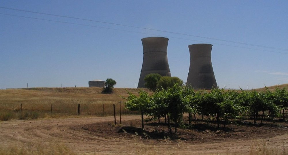 Decommissioned Rancho Seco Nuclear Power Plant Southeast of Sacramento California