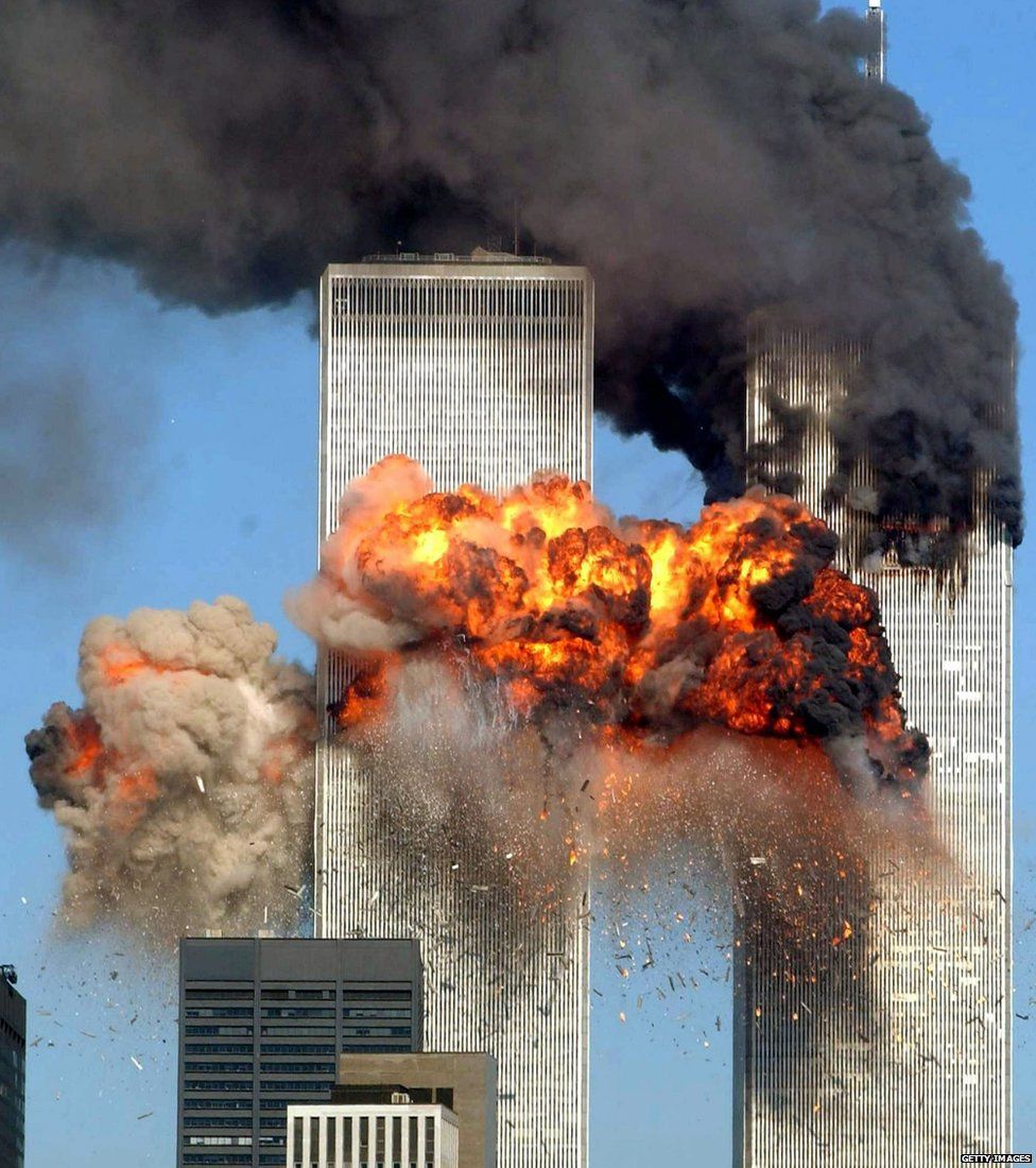 World Trade Centre towers are attacked