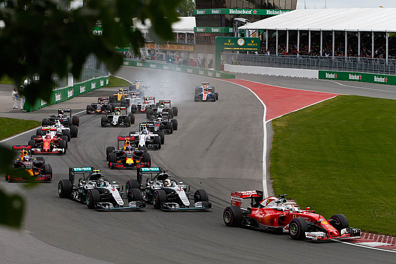 The win was Lewis Hamilton's fifth in Canada