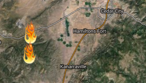 Cedar Creek Fire south of Show Low grows to 1000+ acres