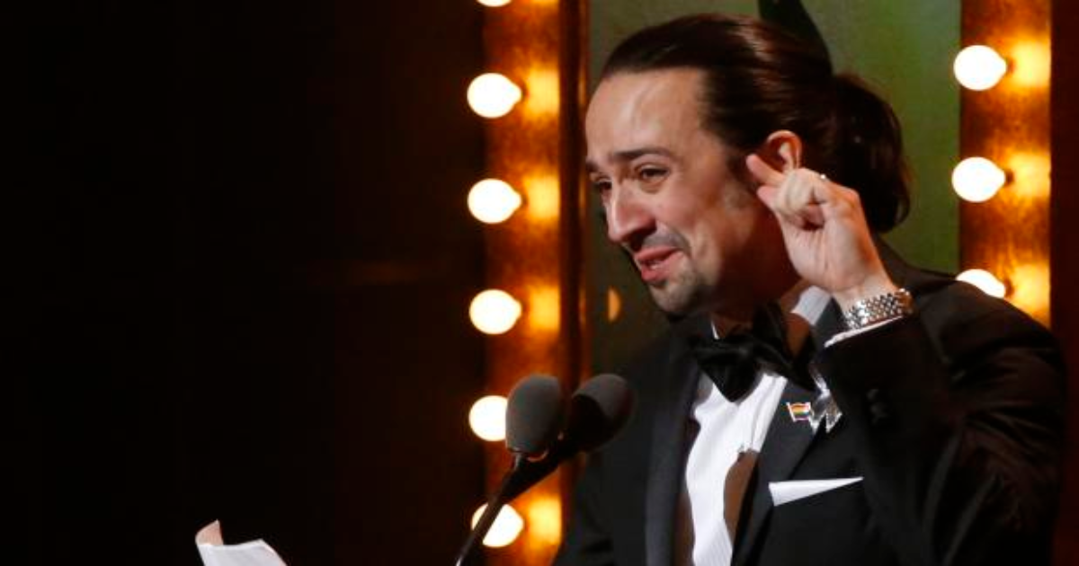 “Love is Love is Love is Love is Love”: Lin Manuel Miranda Eulogizes Orlando In Acceptance Speech