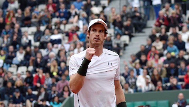 Marching on Andy Murray