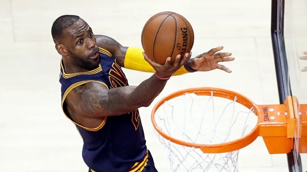 LeBron James layup