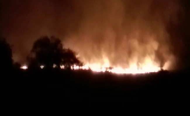 Massive fire broke out at an ammunition depot in Maharashtra's Pulgaon on May 31 around 1 am IST