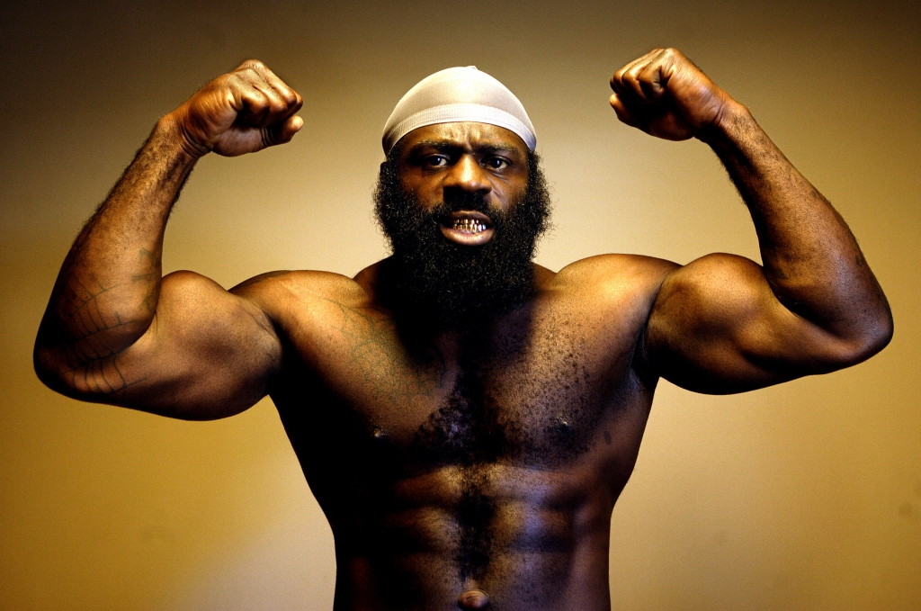 Kimbo Slice, who will fight in the main event of the first mixed martial arts card