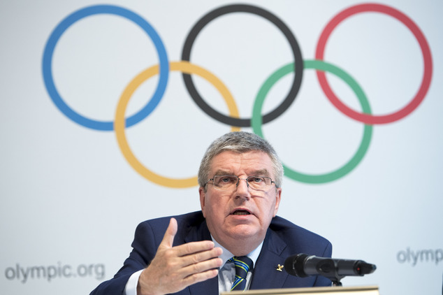 International Olympic Committee IOC President Thomas Bach from Germany speaks during a press conference after the Olympic Summit IOC in Lausanne Switzer