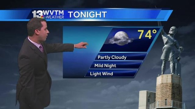 Forecast: Warmer, humid, chance of rain today through Saturday night