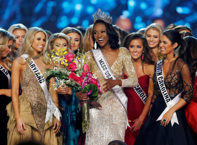 Miss USA back on stage after turbulent year, Donald Trump