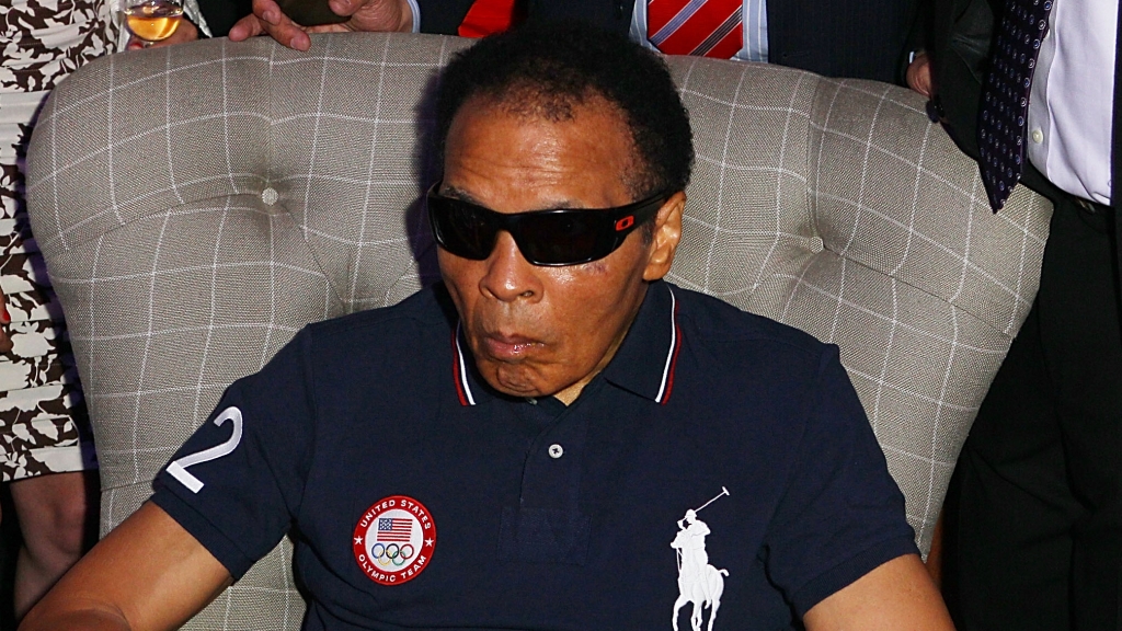 Muhammad Ali attends the U.S. Olympic Committee Benefit Gala