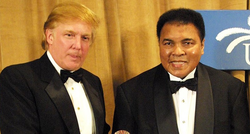 Donald Trump and Muhammad Ali