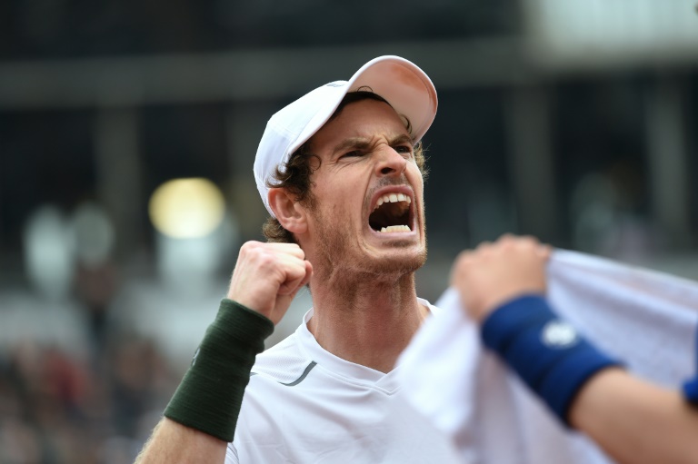 AFP  Miguel MedinaBritain's Andy Murray booked his place in the semi-finals of the French Open after a four-set win against Richard Gasquet of France