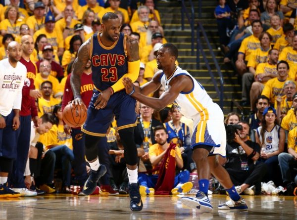 LeBron James and Harrison Barnes