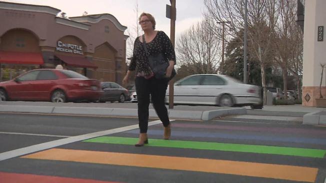 NBC Bay Area San Jose unveiled the city's first Rainbow Crosswalk on The