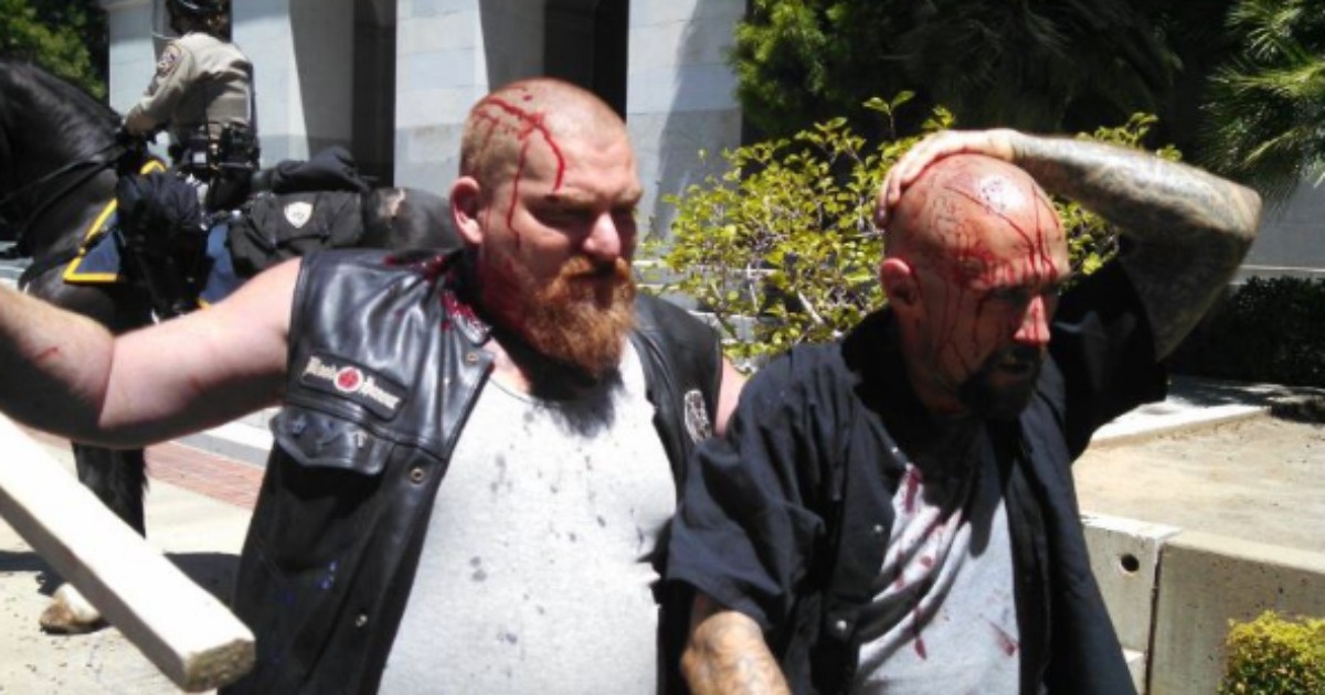 Nazi Protest Turned Violent When Counter Protesters Show Up To Shut Them Down