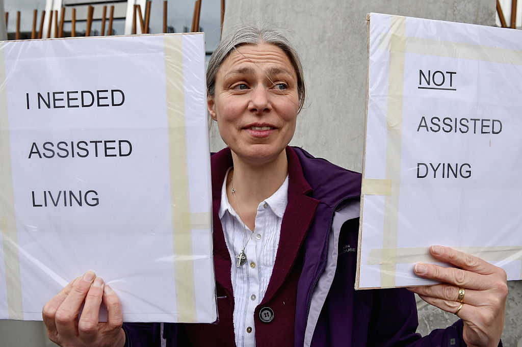 Assisted Suicide Bill Supporters Gather Ahead Of Scottish Debate