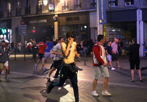 Fresh clashes have taken place ahead of the Euro 2016 game today