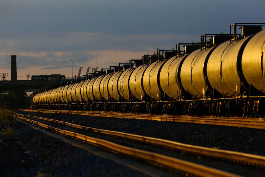 An oil train filled with Bakken crude oil from North Dakota passes through Seattle. In wake of the Columbia Gorge derailment and fire Sen. Maria Cantwell D-Wash. is trying to light a fire under the U.S. Department of Transportation to move swiftly