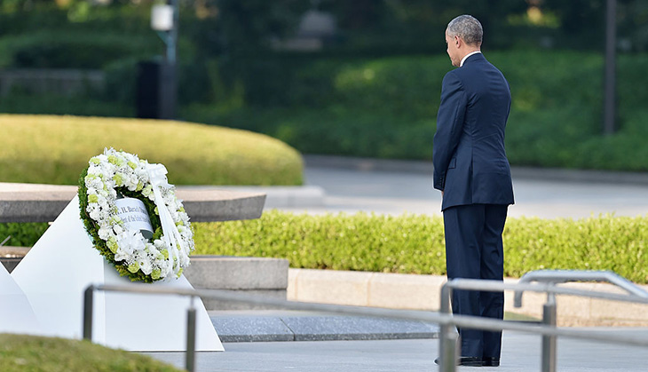 Obama makes a speech for'moral awakening, but won't apologise in Hiroshima