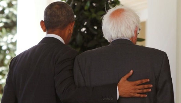 Obama met with Bernie Sanders and later endorsed Hillary Clinton