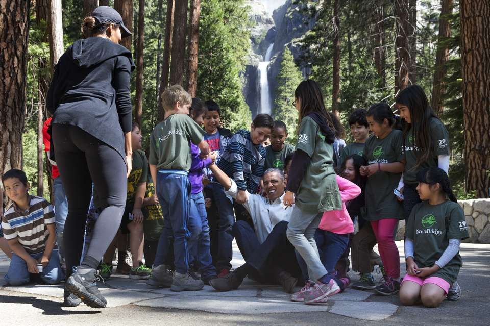 Obama's family trip intended to put focus on national parks