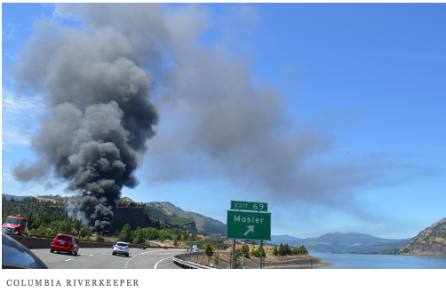 Oil Sheen Spotted on River After Oregon Crude-Train Derailment