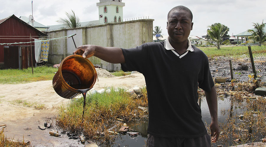 Oloma community Nigeria's delta region