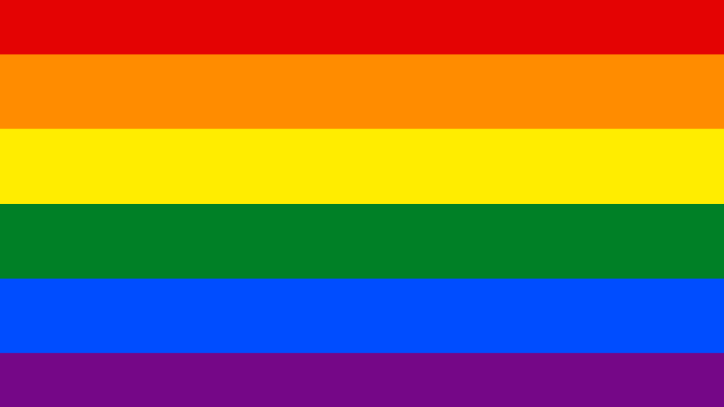 Pride rainbow flag