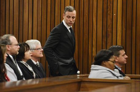 Pistorius appeared in a South African court on Monday for a sentencing hearing after the double-amputee Olympian was convic