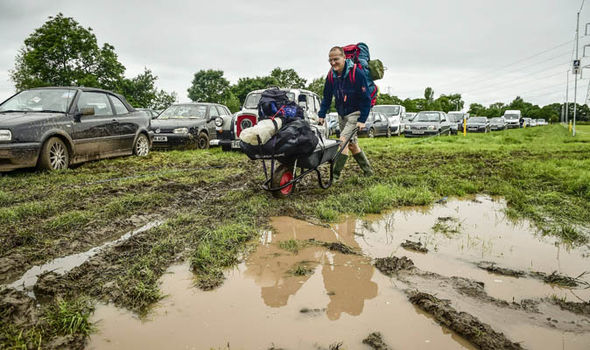 Man with wheelbarrow