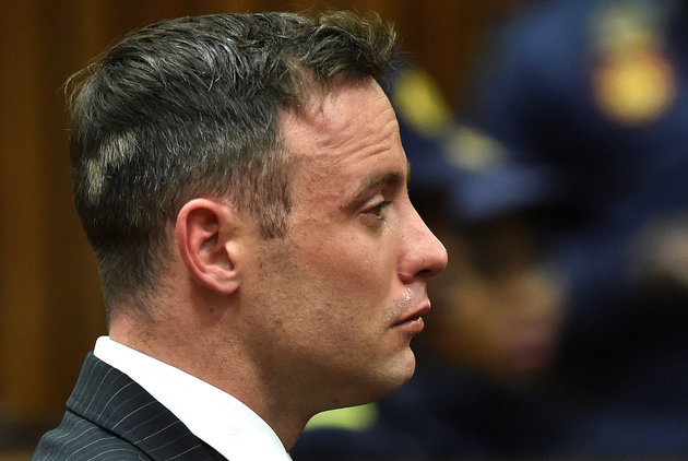 POOL New  Reuters
Former Paralympian Oscar Pistorius is seen during his sentencing Monday for the murder of his girlfriend Reeva Steenkamp