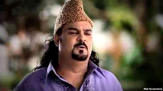 FILE- Amjad Sabri shown in a still image from an undated video was known for singing Sufi devotional music. He was gunned down in Karachi Pakistan