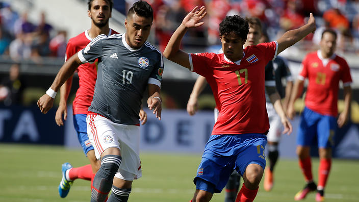 Paraguay and Costa Rica fought out a goalless draw            
    
              
     
     
           Show Grid