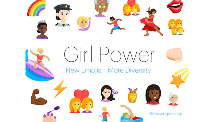 Now enjoy Facebook Messenger with more diverse emojis