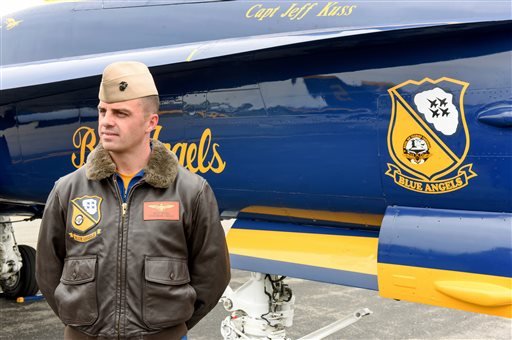 Jeff Kuss at an air show in Lynchburg Va. A Blue Angels F  A-18 fighter jet crashed Thursday June 2 near Nashville Tenn. killing the pilot just days before a weekend air show performance officials said. A U