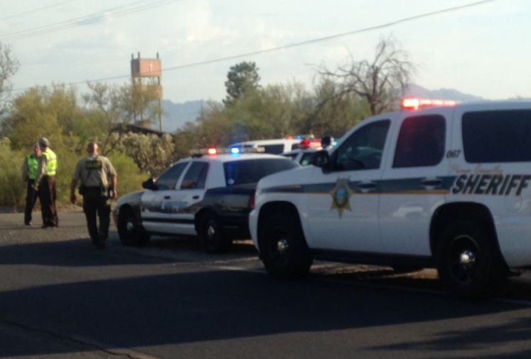 Pima County Sheriff's Department on scene