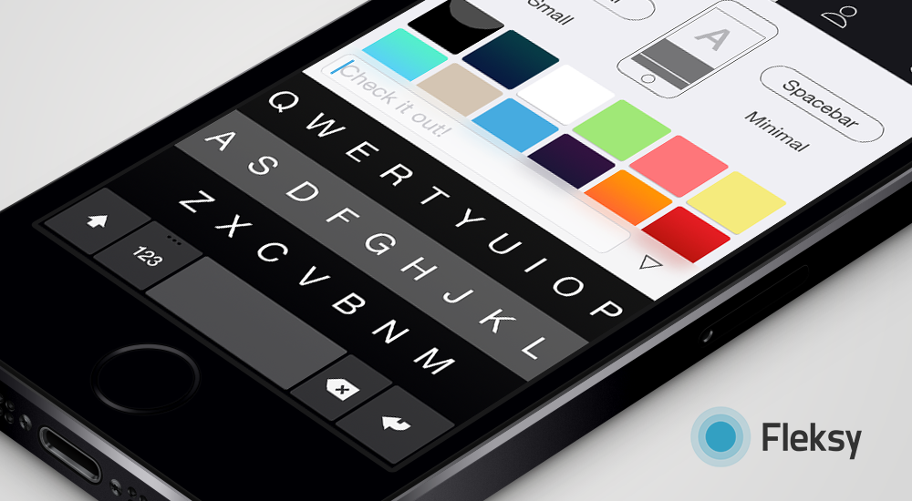 Fleksy keyboard for iOS 8