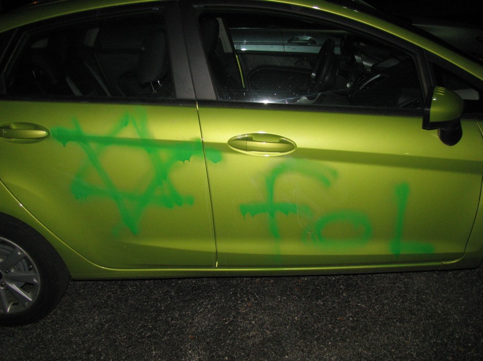 Vandalized Car