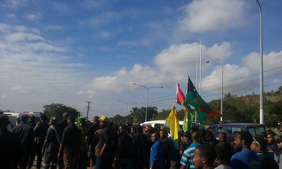 Shots fired on uni students in PNG protest