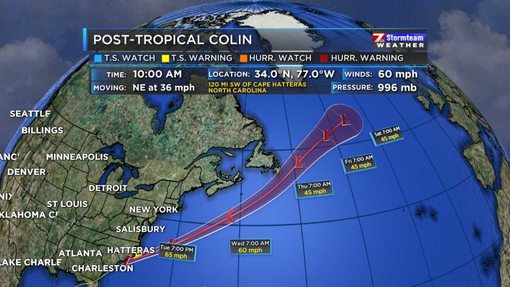 Post-Tropical Cyclone Colin