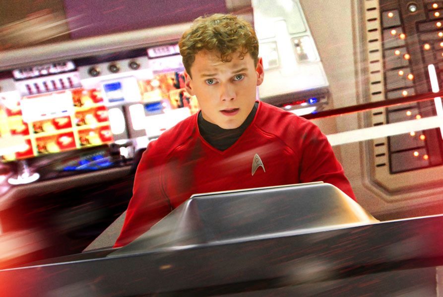 Actor Anton Yelchin in Star Trek Into Darkness